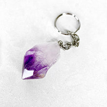 Load image into Gallery viewer, Amethyst Keychain